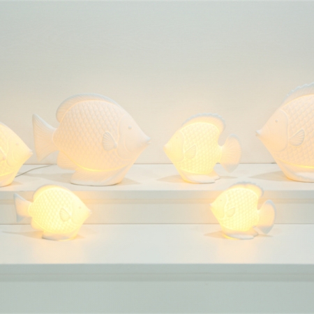 CERAMIC OCEAN DECOR FISH WITH LED